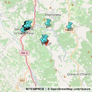 Mappa Via Montecampolesi, 50026 San Casciano in Val di pesa FI, Italia (4.367)