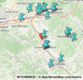 Mappa Via Ettore Majorana, 50051 Castelfiorentino FI, Italia (9.113)