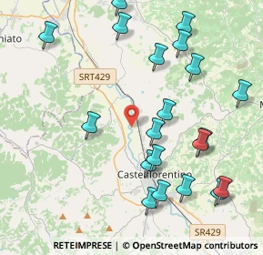 Mappa Via Ettore Majorana, 50051 Castelfiorentino FI, Italia (4.8275)