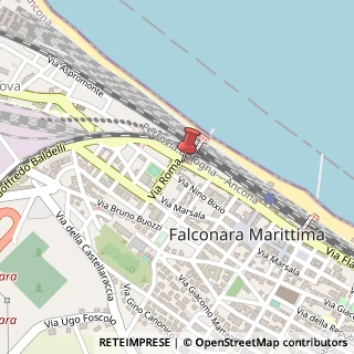 Mappa Via Flaminia, 604, 60015 Falconara Marittima, Ancona (Marche)