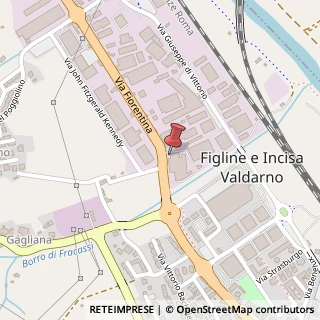 Mappa Via Fiorentina, 4, 50063 Figline e Incisa Valdarno, Firenze (Toscana)
