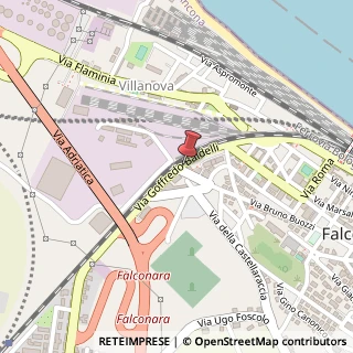 Mappa Via Goffredo Baldelli, 21, 60015 Falconara Marittima, Ancona (Marche)