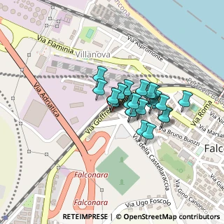 Mappa Via Castellaraccia, 60015 Falconara Marittima AN, Italia (0.13077)