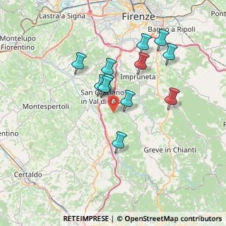 Mappa Via Perseto, 50026 San Casciano in Val di pesa FI, Italia (6.6225)