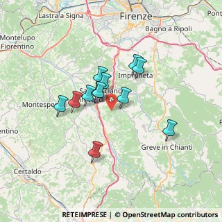 Mappa Via Perseto, 50026 San Casciano in Val di pesa FI, Italia (5.43333)