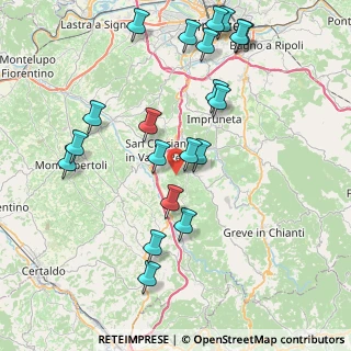 Mappa Via Perseto, 50026 San Casciano in Val di pesa FI, Italia (9.089)