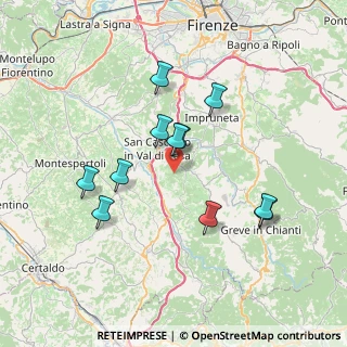 Mappa Via Perseto, 50026 San Casciano in Val di pesa FI, Italia (6.80909)