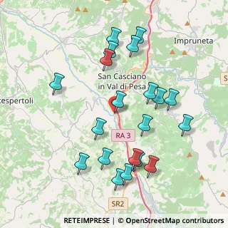 Mappa Via S. Vito di Sotto, 50026 San Casciano in Val di pesa FI, Italia (4.245)