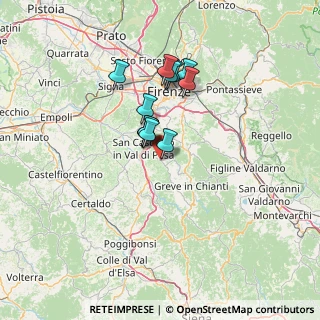 Mappa Piazza Vittorio Veneto, 50026 San Casciano in Val di pesa FI, Italia (10.255)