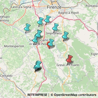 Mappa Piazza Vittorio Veneto, 50026 San Casciano in Val di pesa FI, Italia (7.44471)