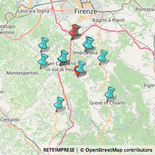 Mappa Piazza Vittorio Veneto, 50026 San Casciano in Val di pesa FI, Italia (6.77083)
