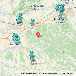 Mappa Via IV Novembre, 56025 Pontedera PI, Italia (6.05118)