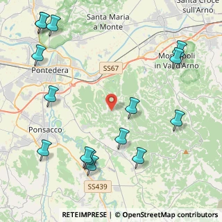 Mappa Via IV Novembre, 56025 Pontedera PI, Italia (5.78467)