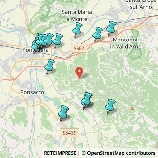 Mappa Via IV Novembre, 56025 Pontedera PI, Italia (4.939)