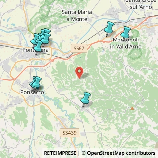 Mappa Via IV Novembre, 56025 Pontedera PI, Italia (5.4475)