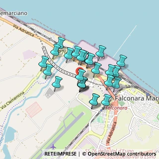 Mappa Via del Conventino, 60015 Falconara Marittima AN, Italia (0.68077)