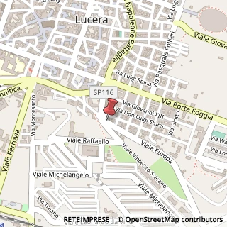 Mappa Viale Europa, 4, 71036 Lucera, Foggia (Puglia)