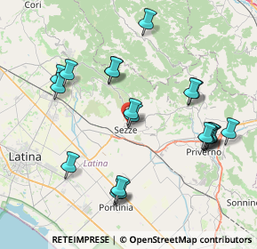 Mappa Via Monticello, 04018 Sezze LT, Italia (8.8285)