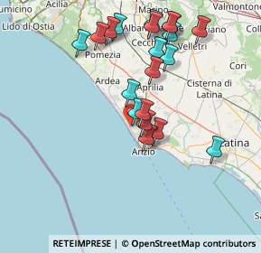 Mappa Viale delle Dalie, 00042 Anzio RM, Italia (15.986)