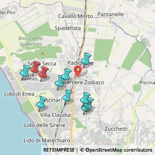 Mappa Via Giove, 00042 Anzio RM, Italia (2.01091)