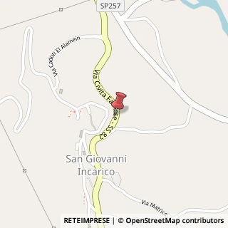 Mappa Via Civita Farnese Centro, 4, 03028 San Giovanni Incarico, Frosinone (Lazio)