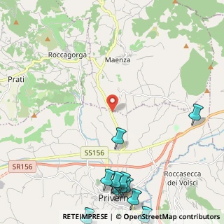 Mappa Via Carpinetana, 04015 Maenza LT, Italia (3.58)
