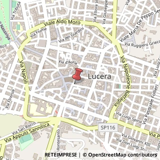 Mappa Piazza Antonio Salandra, 3, 71036 Lucera, Foggia (Puglia)