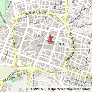 Mappa Via scassa 40, 71036 Lucera, Foggia (Puglia)