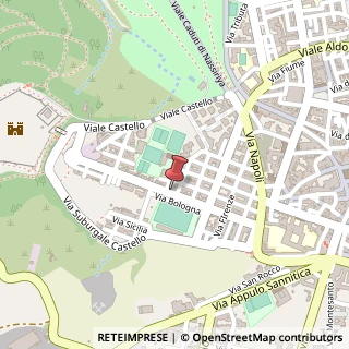 Mappa Via Giuseppe Mazzini, 103, 71036 Lucera, Foggia (Puglia)