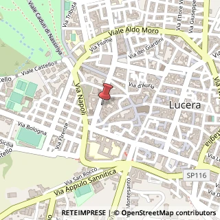 Mappa Via San Domenico, 73, 71036 Lucera, Foggia (Puglia)