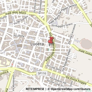 Mappa Piazza San Giacomo, 37, 71036 Lucera, Foggia (Puglia)