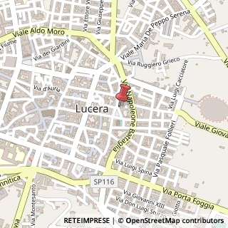 Mappa Piazza San Giacomo, 31, 71036 Lucera, Foggia (Puglia)