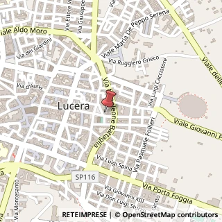 Mappa Piazza S. Giacomo, 37, 71036 Lucera, Foggia (Puglia)