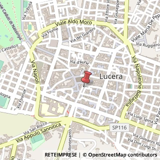 Mappa Via Antonio Gramsci, 51, 71036 Lucera, Foggia (Puglia)