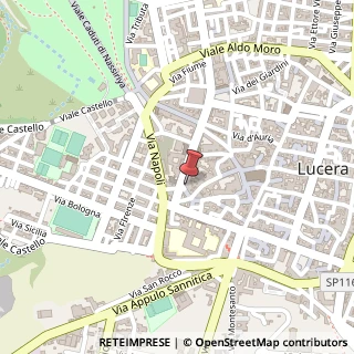 Mappa Via San Domenico, 27, 71036 Lucera, Foggia (Puglia)