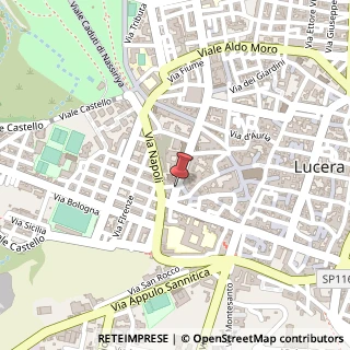 Mappa Via San Domenico,  19, 71036 Lucera, Foggia (Puglia)