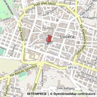 Mappa Via Vincenzo Amicarelli, 9, 71036 Lucera, Foggia (Puglia)
