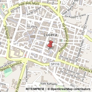 Mappa Piazza Santa Caterina, 1, 71036 Lucera, Foggia (Puglia)