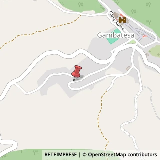 Mappa Via Marconi, 7, 86013 Gambatesa, Campobasso (Molise)