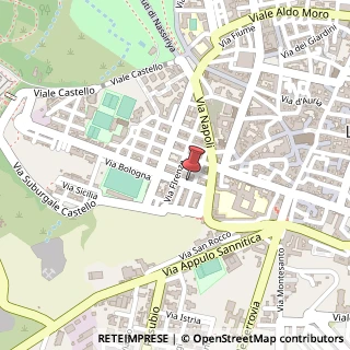 Mappa Via Giuseppe Mazzini, 23, 71036 Lucera, Foggia (Puglia)