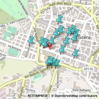 Mappa Piazza Ruggero Bonghi, 71036 Lucera FG, Italia (0.2005)