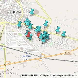 Mappa Via Alfredo Petrucci, 71036 Lucera FG, Italia (0.3395)