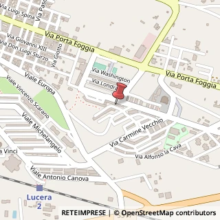 Mappa Via Alfredo Petrucci, 27, 71036 Lucera, Foggia (Puglia)