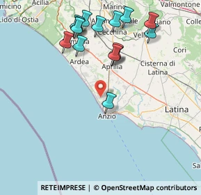 Mappa Piazza del Consorzio, 00042 Anzio RM, Italia (18.21067)