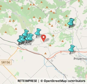 Mappa Via Colli 2 Tratto, 04018 Sezze LT, Italia (4.10273)