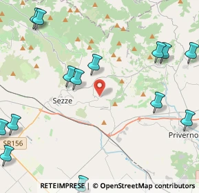 Mappa Via Colli 2 Tratto, 04018 Sezze LT, Italia (6.39071)