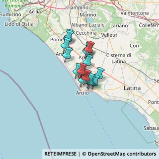 Mappa Via di Valle Schioia, 00042 Anzio RM, Italia (8.2)