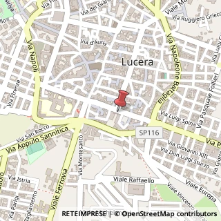 Mappa Corso Giuseppe Garibaldi, 74, 71036 Lucera, Foggia (Puglia)