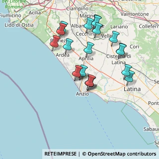 Mappa Via Cesare Pavese, 00042 Anzio RM, Italia (15.021)