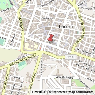 Mappa Corso Giuseppe Garibaldi, 121, 71036 Lucera, Foggia (Puglia)
